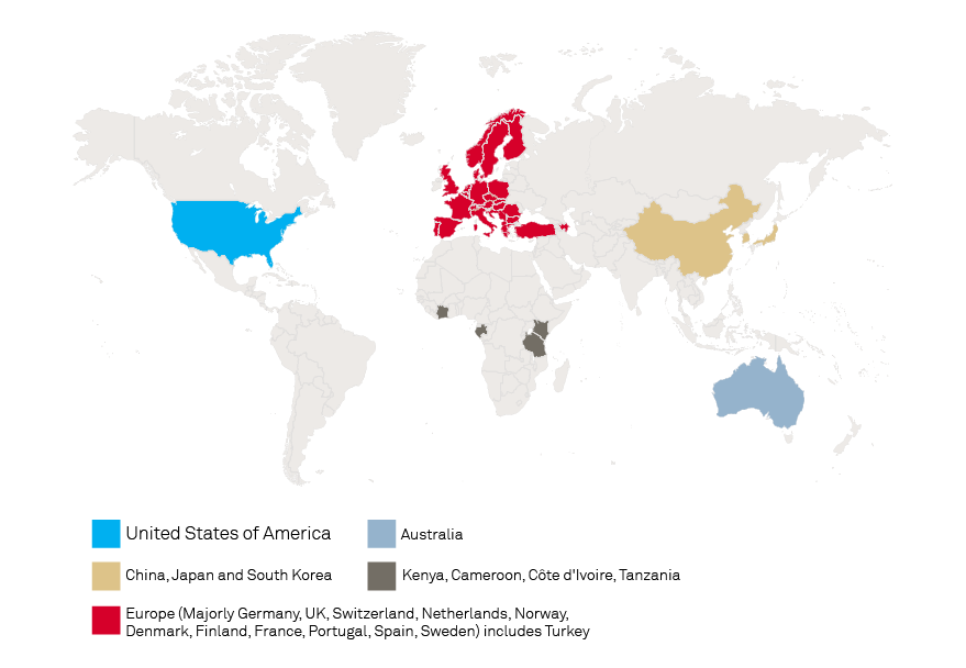 Portfolio coverage - Geography-wise 